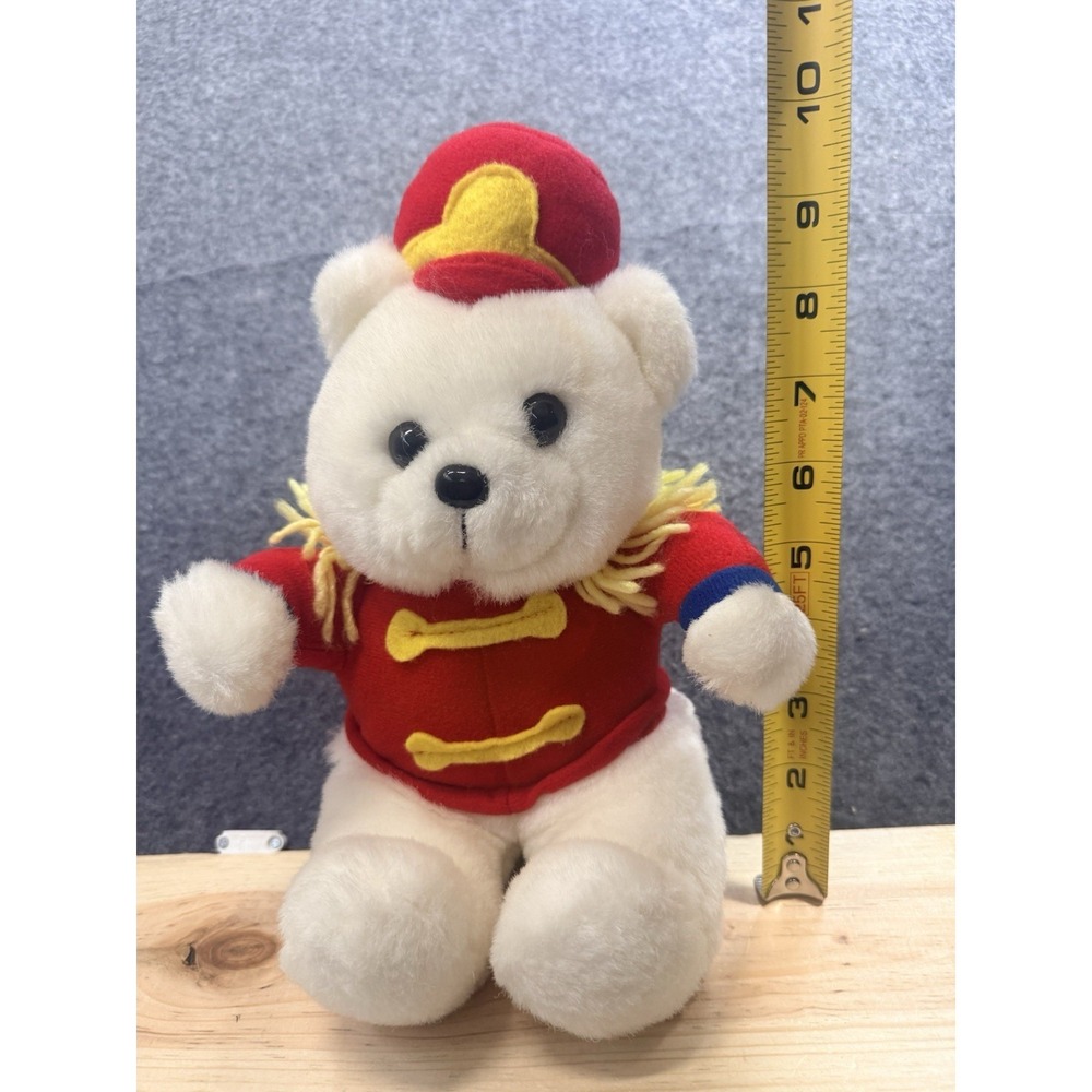 Vintage Linfey Toys Co. Ltd. Toy Soldier Teddy Bear Plush 9‎ Inch - Picture 4 of 4